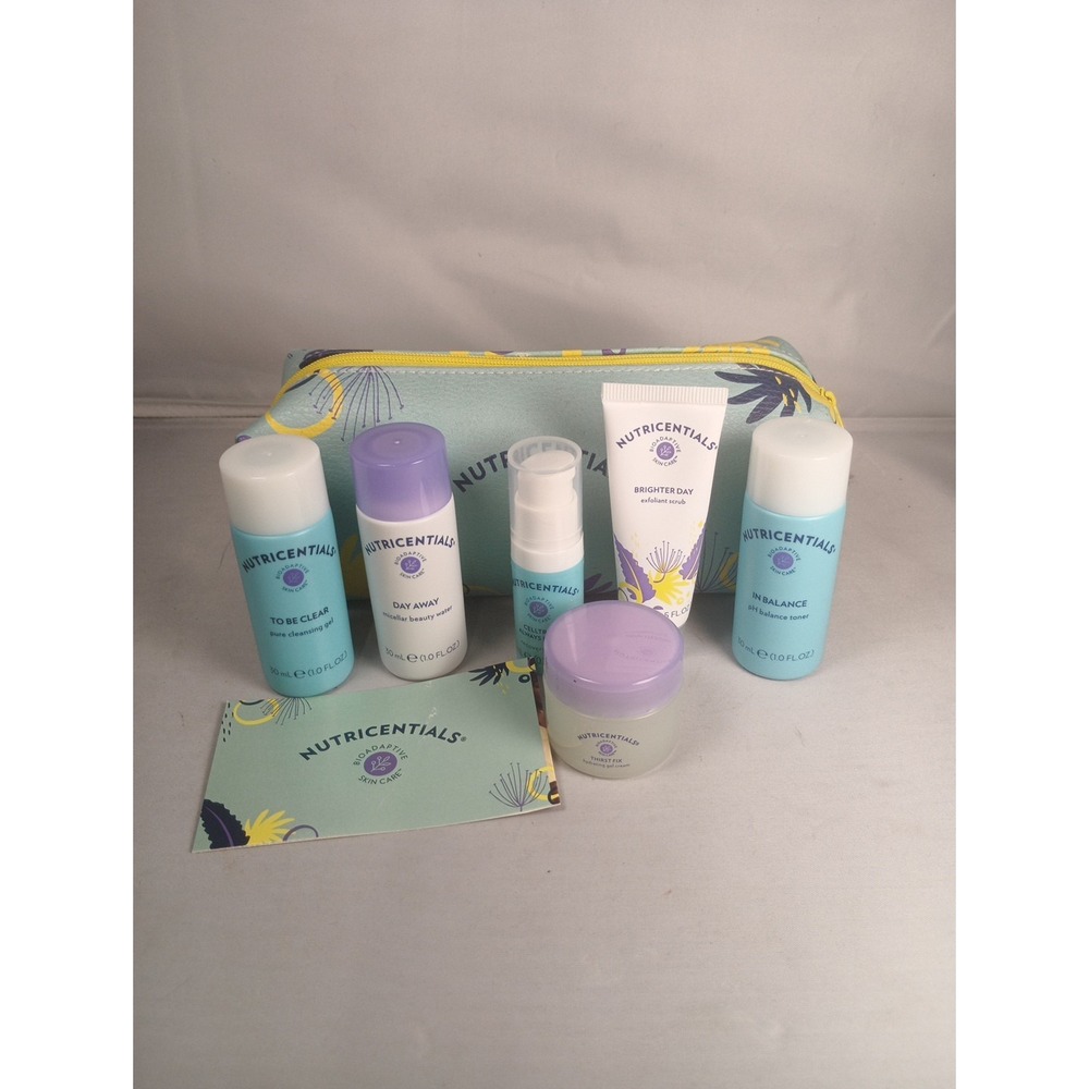 Nutricentials Travel Sized Kit With Bag Includes 6 Travel Size Products. Gift